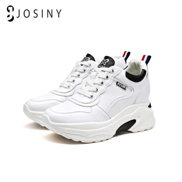 JOSINY Sneakers Ladies Vulcanized increase Shoes Casual Platform Sneaker