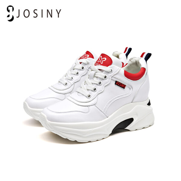 JOSINY Sneakers Ladies Vulcanized increase Shoes Casual Platform Sneaker