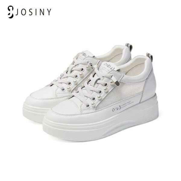 JOSINY Sneakers Ladies Vulcanized increase Shoes Casual Platform Sneaker