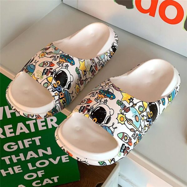 Women Men Summer Slippers Non-Slip Beach Slide Sandals