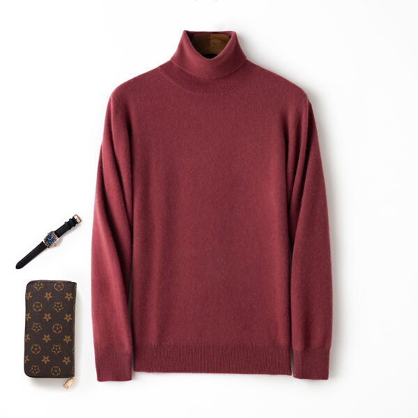 Men’s Solid Color Slim Fit Pullover Sweaters