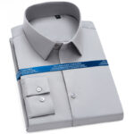 men-s-classic-stretchy-silky-non-iron-dress-shirt-pocketless-business-office-long-sleeve-standard-fit
