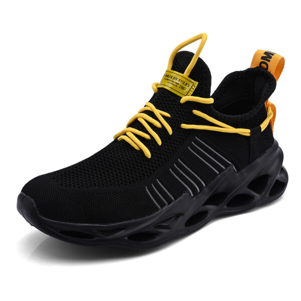 Sneakers Men Shoes Breathable Male Running Shoes - G157 Black