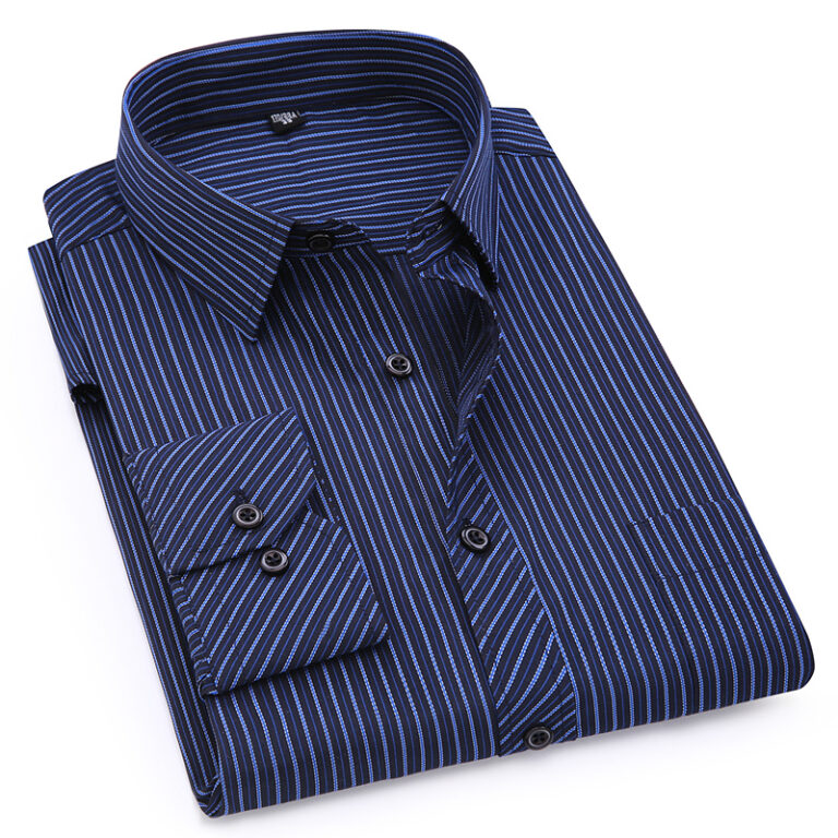 slim-fit-mens-business-casual-long-sleeved-shirt