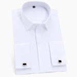 men-s-classic-hidden-buttons-french-cuffs-solid-dress-shirt-formal-business-standard-fit-long-sleeve
