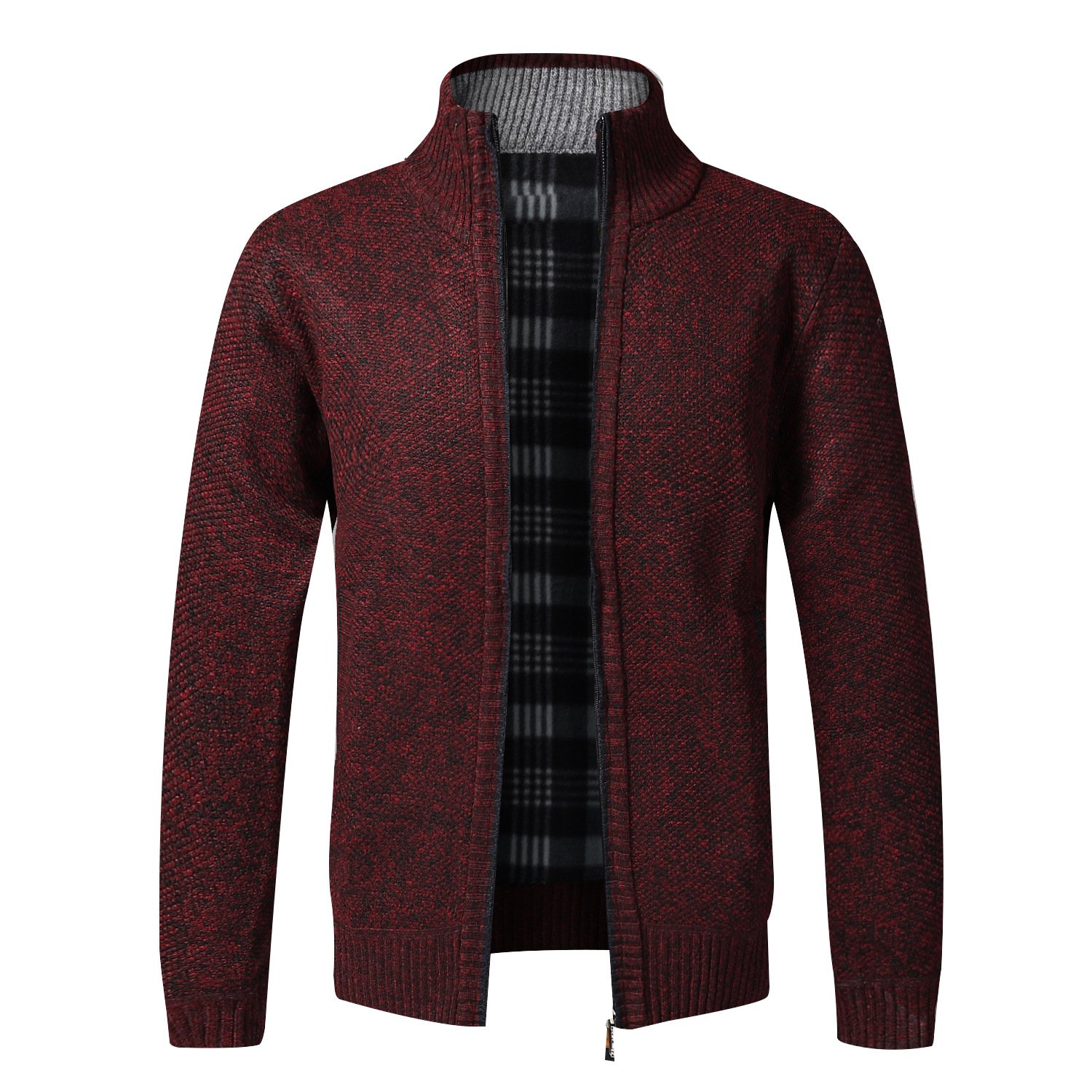 Mens Slim Fit Cardigan Zipper Sweaters Jackets