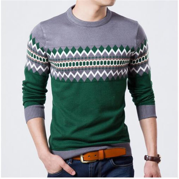 Slim Fit Knitting Pullover Men Sweaters