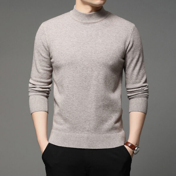 Men Turtleneck Pullover Warm Sweater