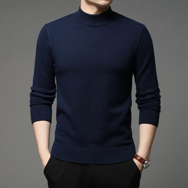 Men Turtleneck Pullover Warm Sweater