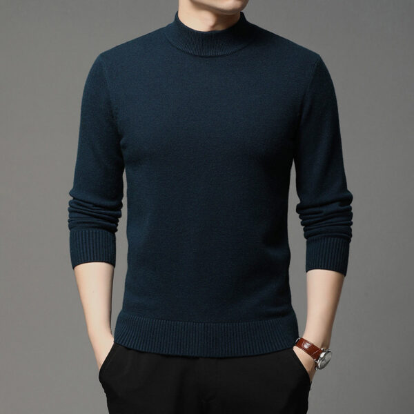 Men Turtleneck Pullover Warm Sweater