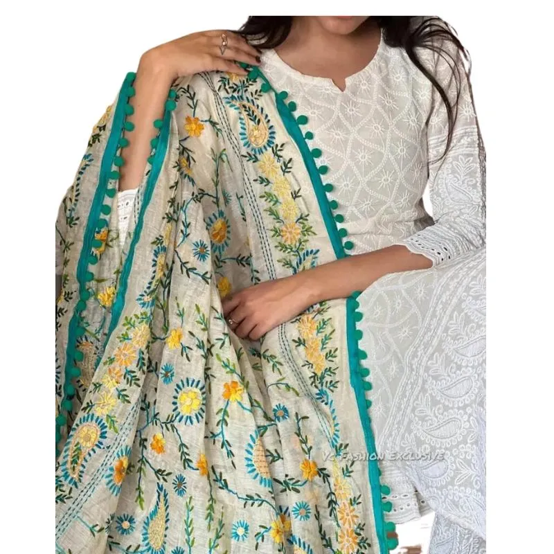 beautiful-indian-women-pakistani-cotton-chikan-kari-kurti-pant-with-printed-dupatta-set-handmade-full-stitched-kurta-pant-set-eid-collection-webp