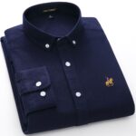 casual-pure-cotton-oxford-striped-shirts-for-men-long-sleeve-embroidery-logo-design-regular-fit-fashion-2-jpg