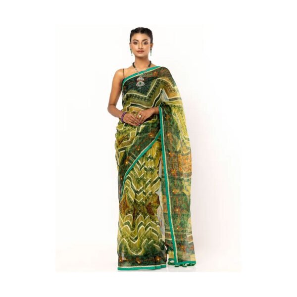 olive-printed-and-embroidered-muslin-saree-jpg