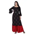 womens-2-piece-kurta-and-flared-sharara-set-viscose-rayon-indian-designer-embroidered-salwar-kameez-readymade-party-ethnic-wear-webp