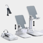High Quality Metal Desktop Tablet Holder Table Cell Foldable Extend Support Desk Mobile Adjustable Phone Holder Stand
