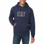 Caterpillar Men’s Hoodie for WInter Fashion Blue