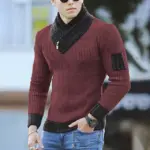 mens-sweaters-clearance-fashion-men-casual-button-long-sleeve-casual-solid-turtleneck-sweater-blouse-rollbacks