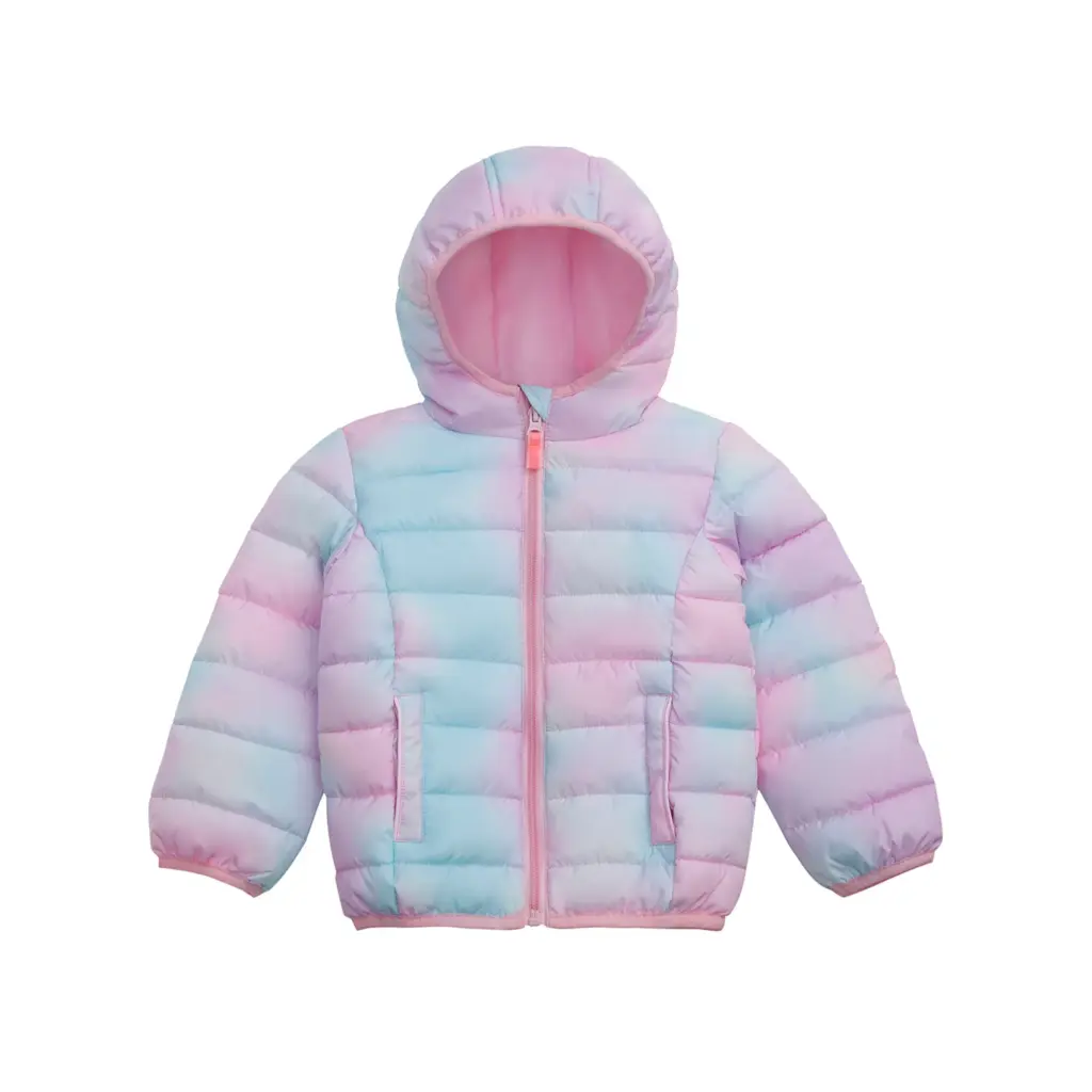 Rokka&Rolla Baby Girls' Light Puffer Jacket Toddler Winter Coat