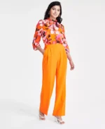 BAR III Women's High-Rise Wide-Leg Pants