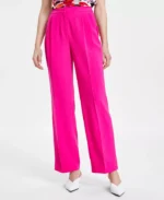 BAR III Women's High-Rise Wide-Leg Pants