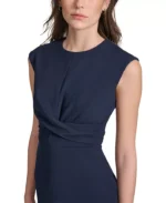 CALVIN KLEIN Women's Twist-Front Sheath Dress