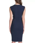 CALVIN KLEIN Women's Twist-Front Sheath Dress