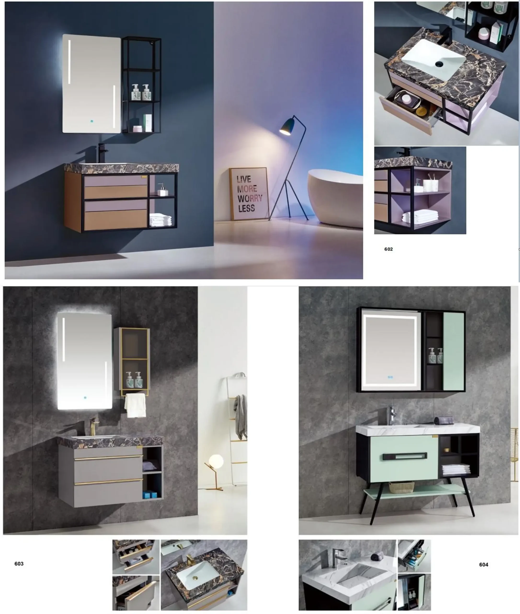 Aluminum Bathroom Cabinet-11