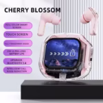 Touch-Screen-TWS-Earbuds-Pink